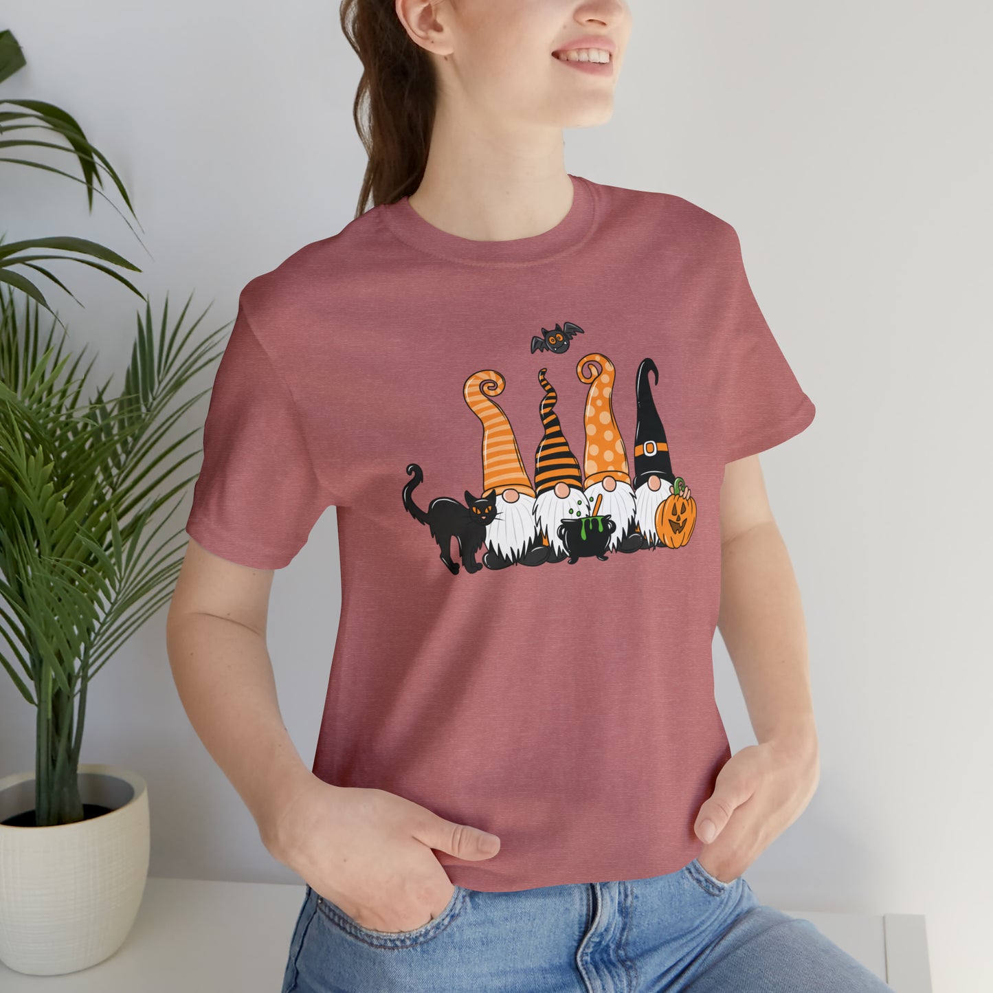 Witchy Gnome Gathering Tee Shirt - A Coven of Adorable Magic Makers, Holiday Gift Shirt