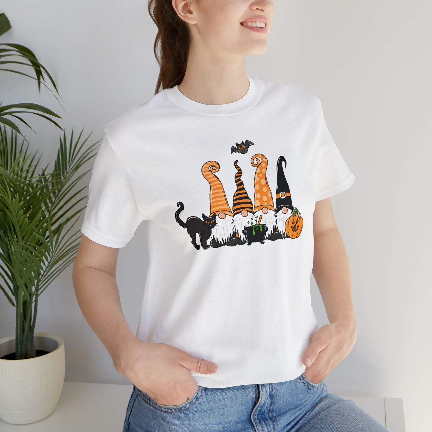 Witchy Gnome Gathering Tee Shirt - A Coven of Adorable Magic Makers, Holiday Gift Shirt