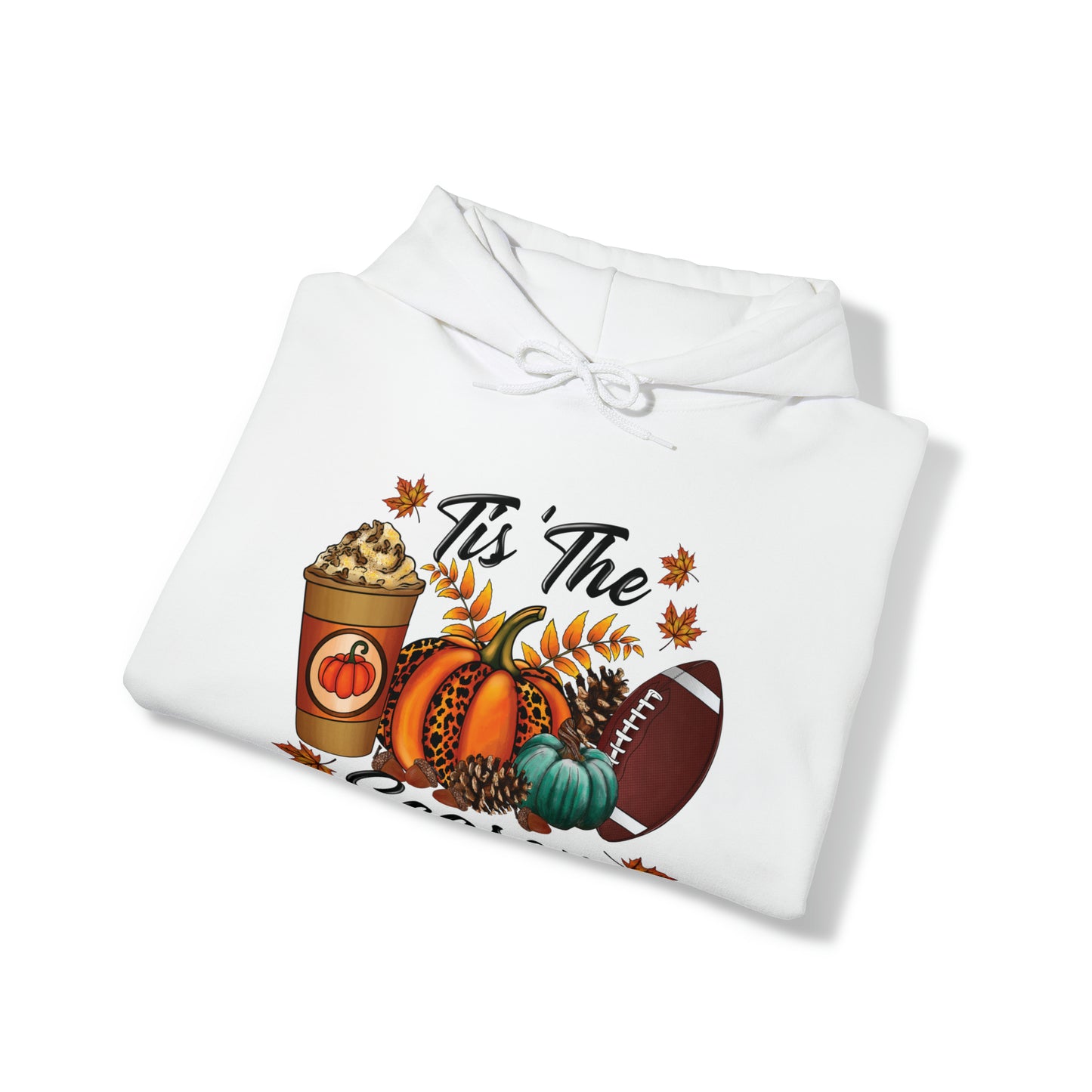 Tis the Season Hooded Sweatshirt - Cozy Comfort with a Dash of Fall Magic!