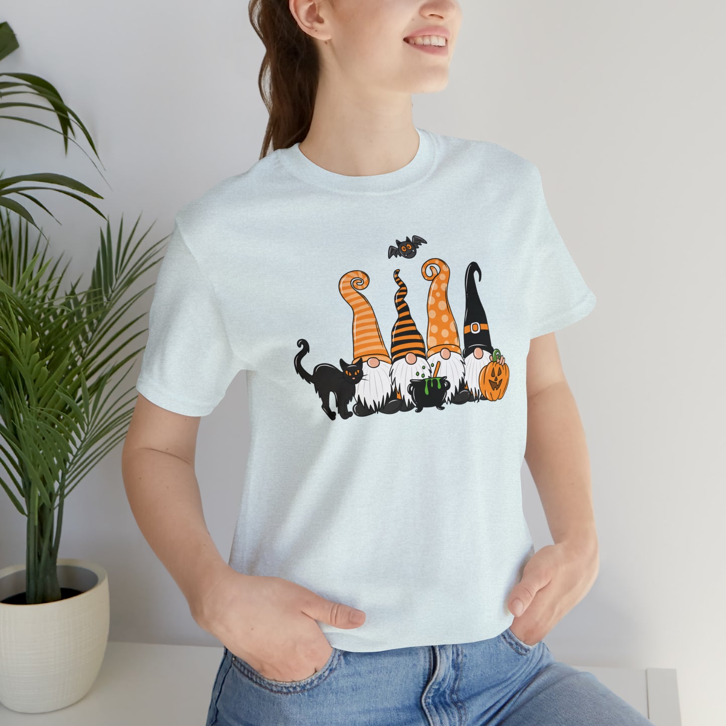 Witchy Gnome Gathering Tee Shirt - A Coven of Adorable Magic Makers, Holiday Gift Shirt