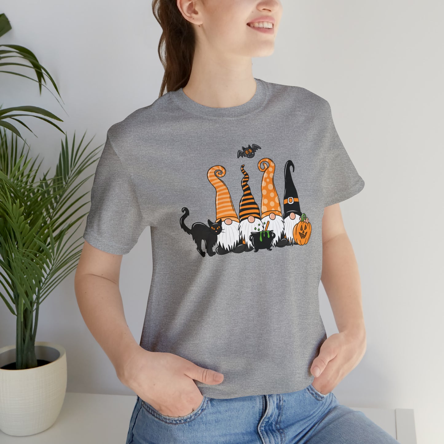 Witchy Gnome Gathering Tee Shirt - A Coven of Adorable Magic Makers, Holiday Gift Shirt