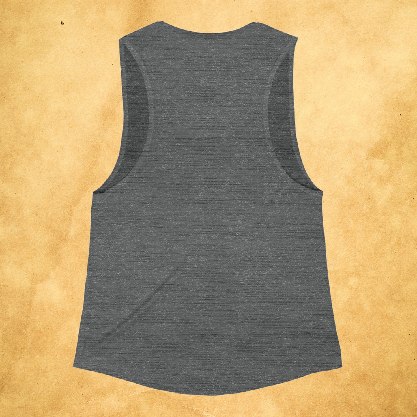 Fall Nature-Inspired Watercolor Pumpkin and Flower Women's Flowy Muscle Tank