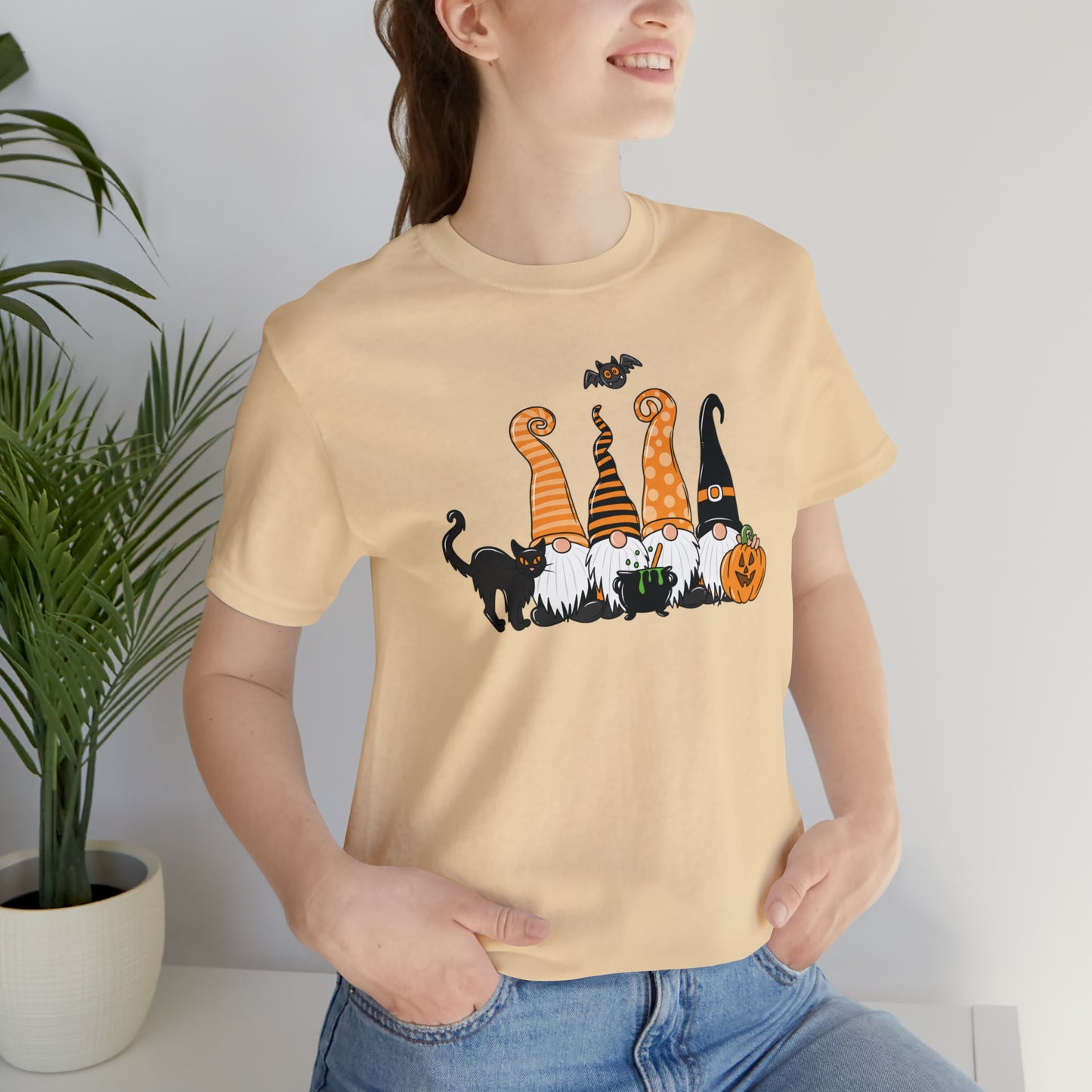 Witchy Gnome Gathering Tee Shirt - A Coven of Adorable Magic Makers, Holiday Gift Shirt