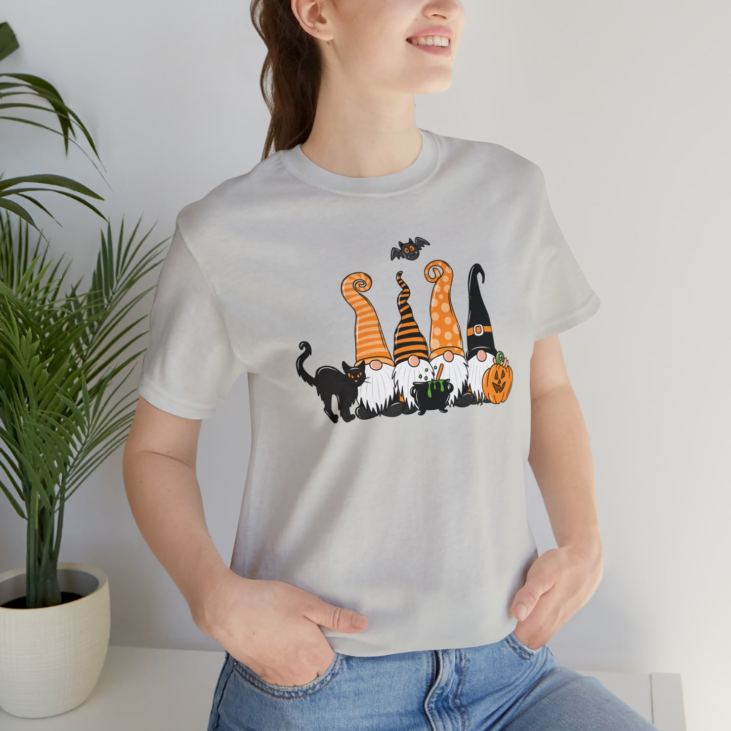 Witchy Gnome Gathering Tee Shirt - A Coven of Adorable Magic Makers, Holiday Gift Shirt