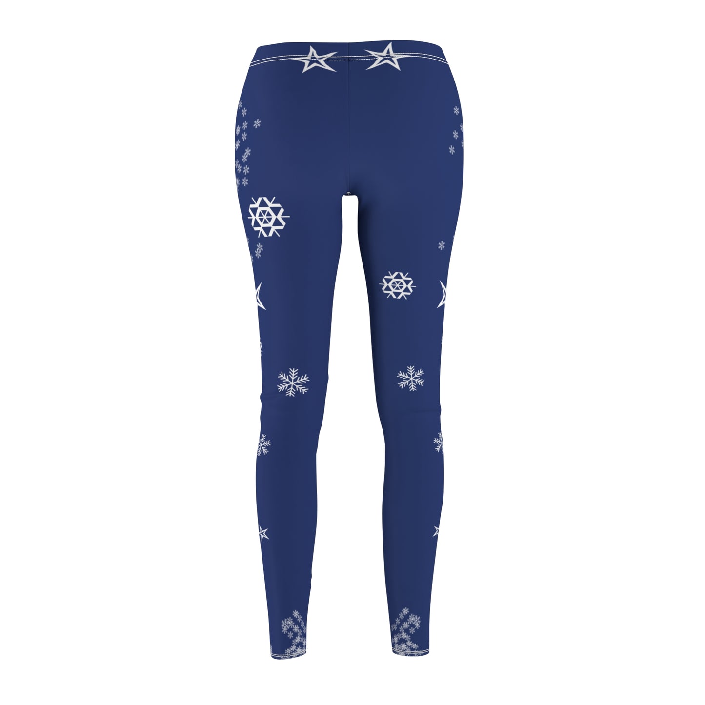 Women's Snowflake Leggings, skiing, skiwear, fun leggings, winter leggings, funny ski base layer. Ski leggings.