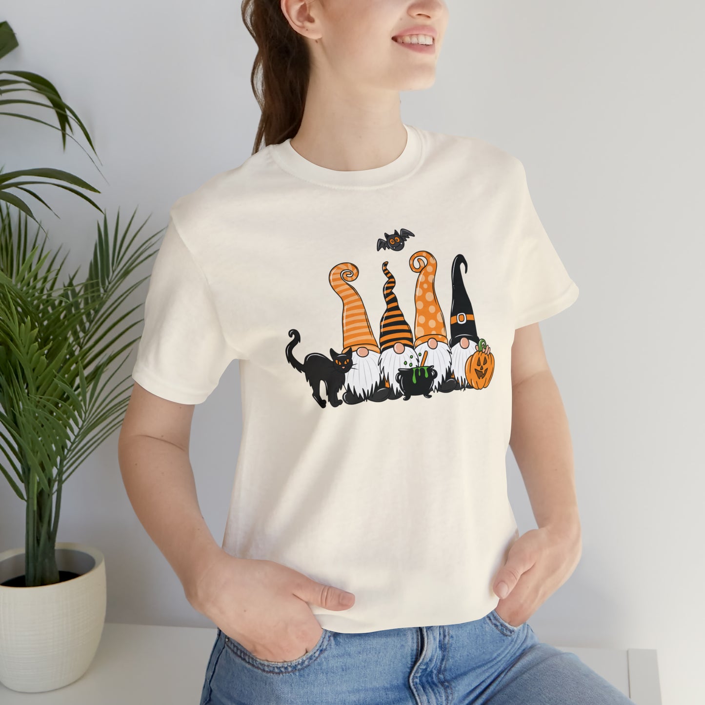 Witchy Gnome Gathering Tee Shirt - A Coven of Adorable Magic Makers, Holiday Gift Shirt