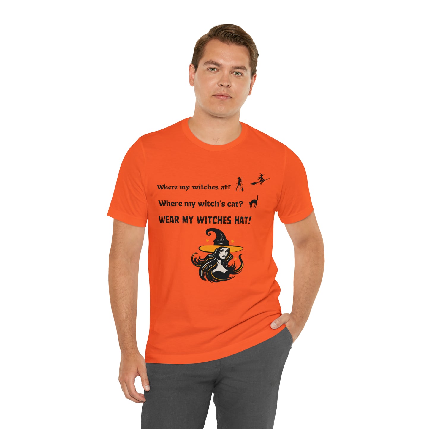 Where my witches at? Where my witch's cat? Wear my witch's hat!