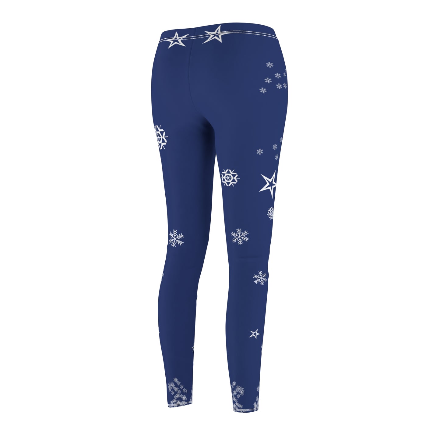 Women's Snowflake Leggings, skiing, skiwear, fun leggings, winter leggings, funny ski base layer. Ski leggings.
