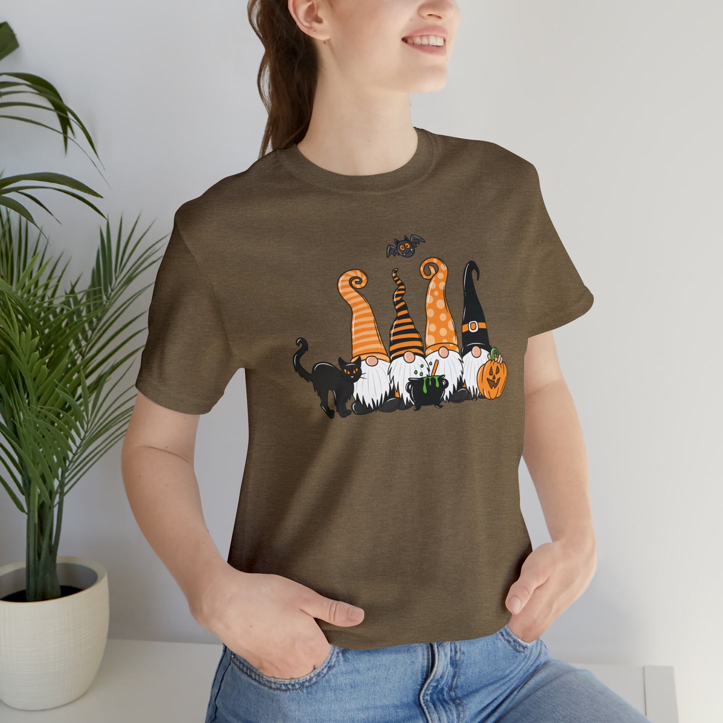 Witchy Gnome Gathering Tee Shirt - A Coven of Adorable Magic Makers, Holiday Gift Shirt