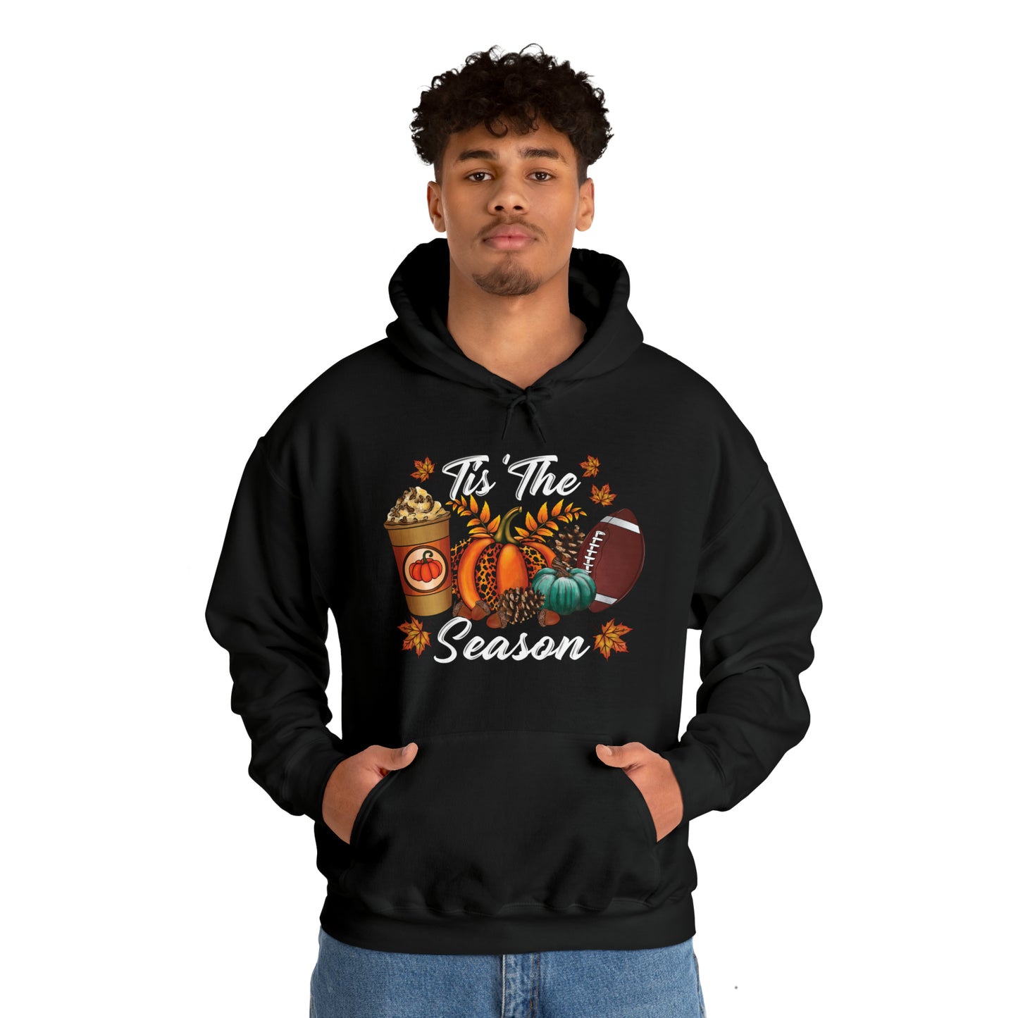 Tis the Season Hooded Sweatshirt - Cozy Comfort with a Dash of Fall Magic!
