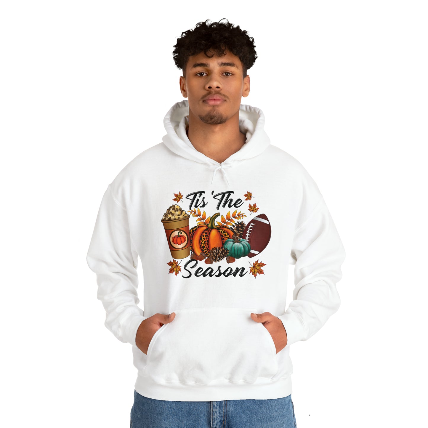 Tis the Season Hooded Sweatshirt - Cozy Comfort with a Dash of Fall Magic!