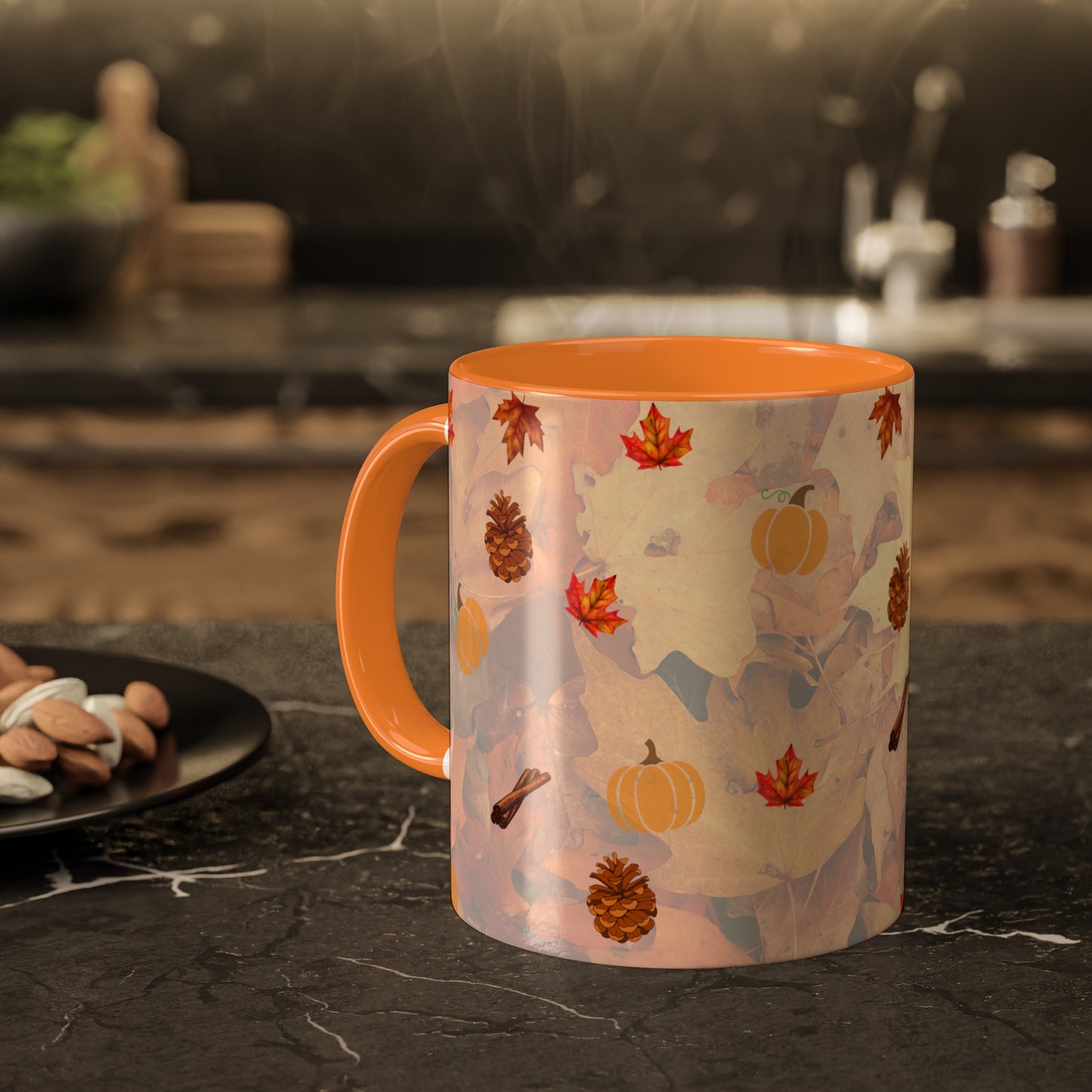 Fall Holiday, pumpkin spice, colorful Mugs, 11oz