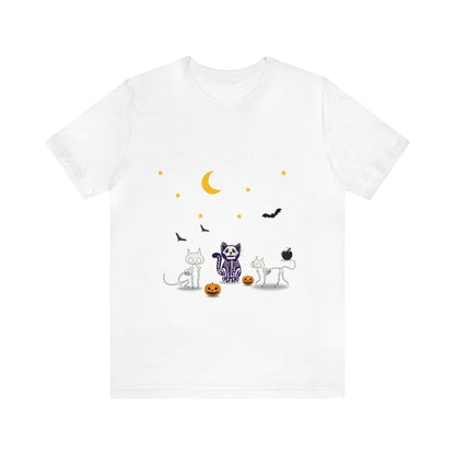 Halloween Cat Skeleton Shirt, Cute Halloween Shirt, Cat Holiday Shirt