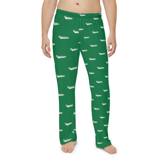 Green Shenanigans Men's Pajama pants bottoms, funny shenanigans PJ's, St. Patty's day pants
