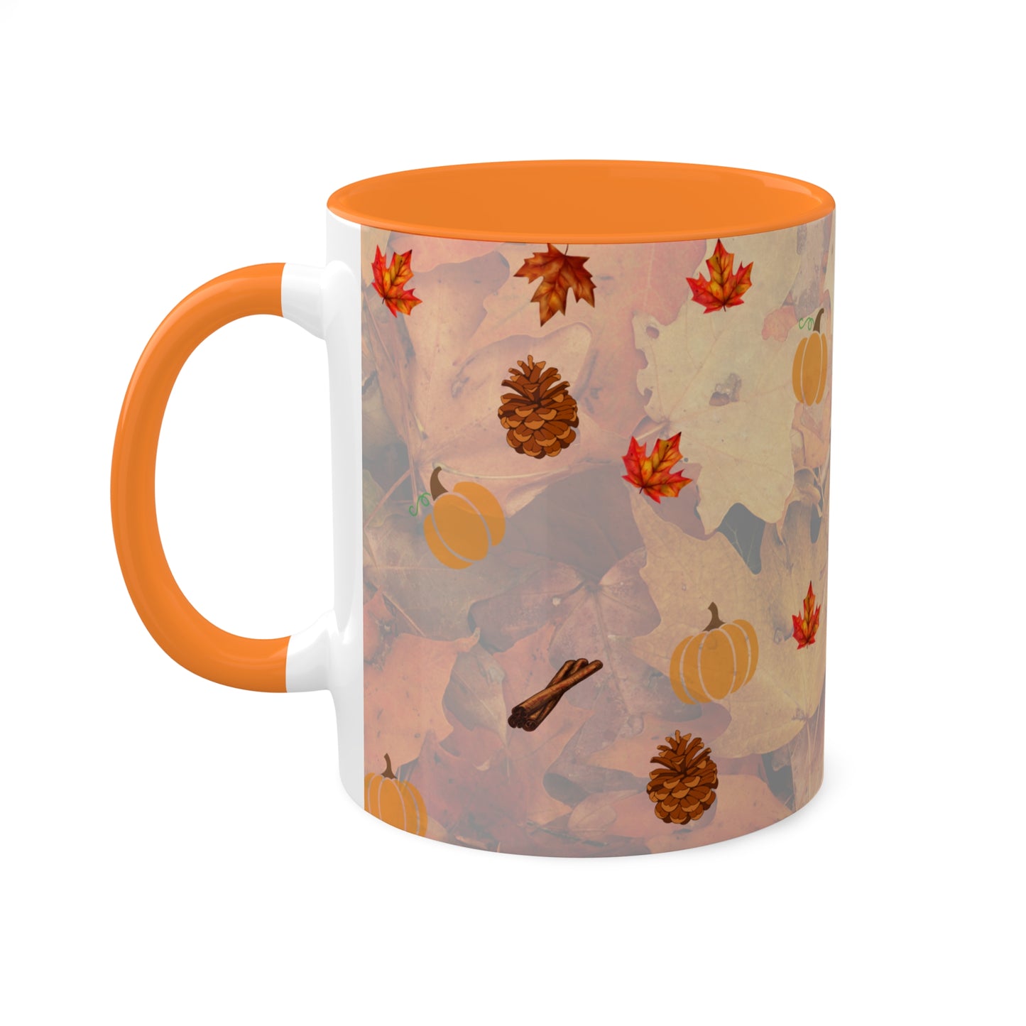 Fall Holiday, pumpkin spice, colorful Mugs, 11oz