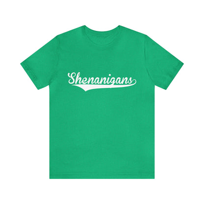 Shenanigans T-shirt, Funny shenanigans shirt, St. Pattys's day shirt, Saint Patrics day, Women's T-shirt, Mens T-shirt, Funny shirt, Bar shirt, Beer drinking shirt,