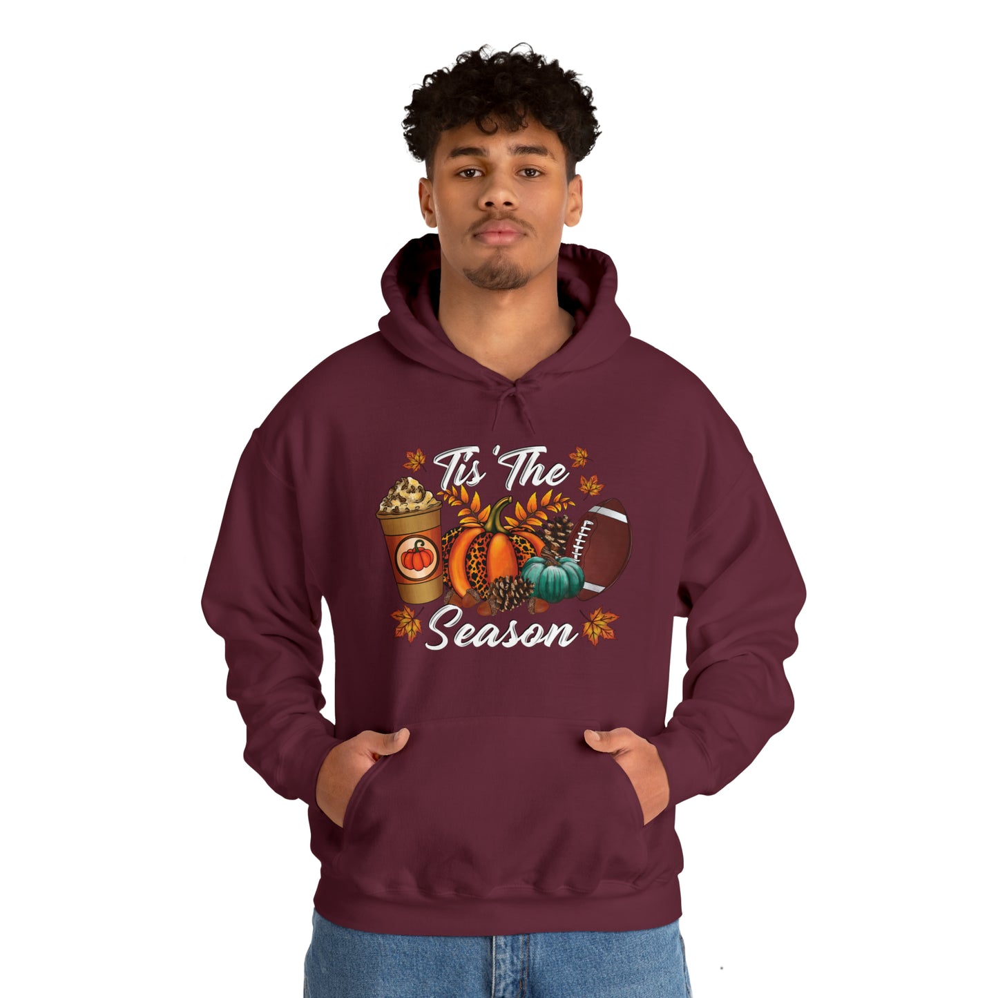 Tis the Season Hooded Sweatshirt - Cozy Comfort with a Dash of Fall Magic!