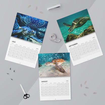 2024 Sea Turtles Underwater Wall Calendar