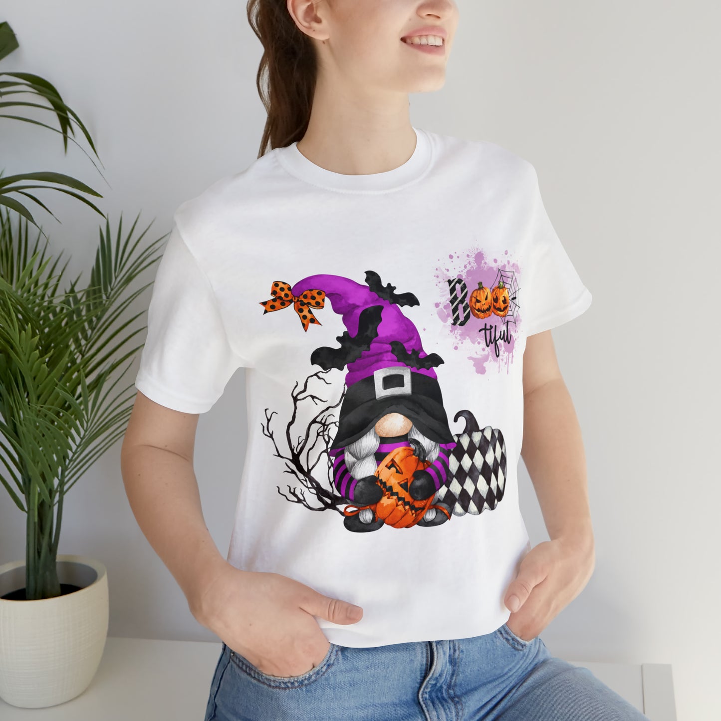 Halloween Gnome Shirt, Halloween Gnome t shirt, Gnomies, Holiday Shirts, Halloween Shirts, Cute Gnome Tee, Purple Gnome Halloween