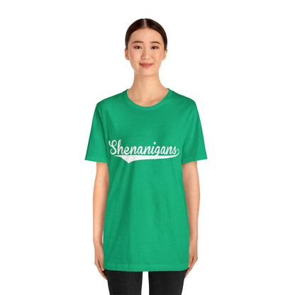 Shenanigans T-shirt, Funny shenanigans shirt, St. Pattys's day shirt, Saint Patrics day, Women's T-shirt, Mens T-shirt, Funny shirt, Bar shirt, Beer drinking shirt,