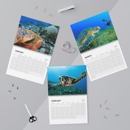 2024 Sea Turtles Underwater Wall Calendar