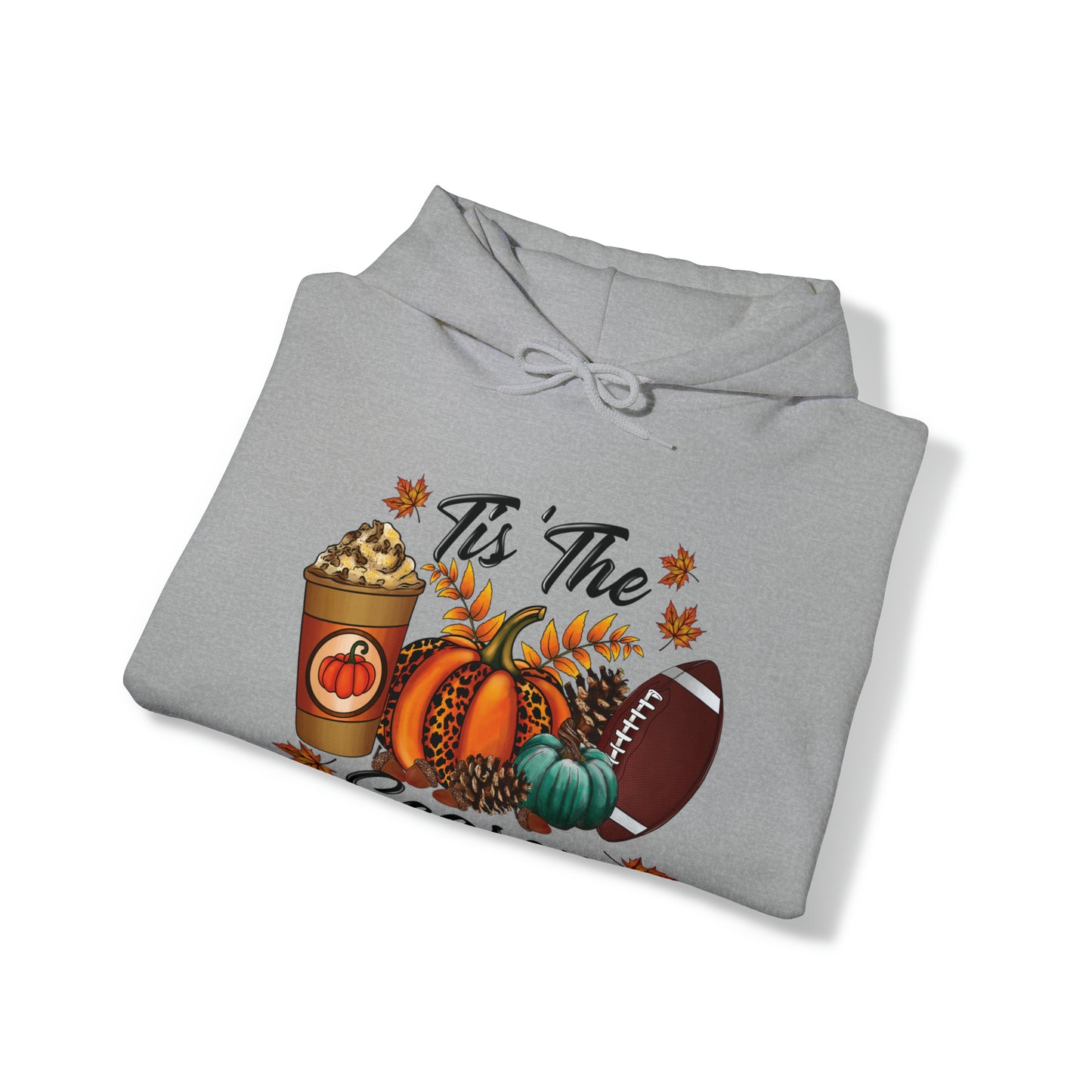 Tis the Season Hooded Sweatshirt - Cozy Comfort with a Dash of Fall Magic!