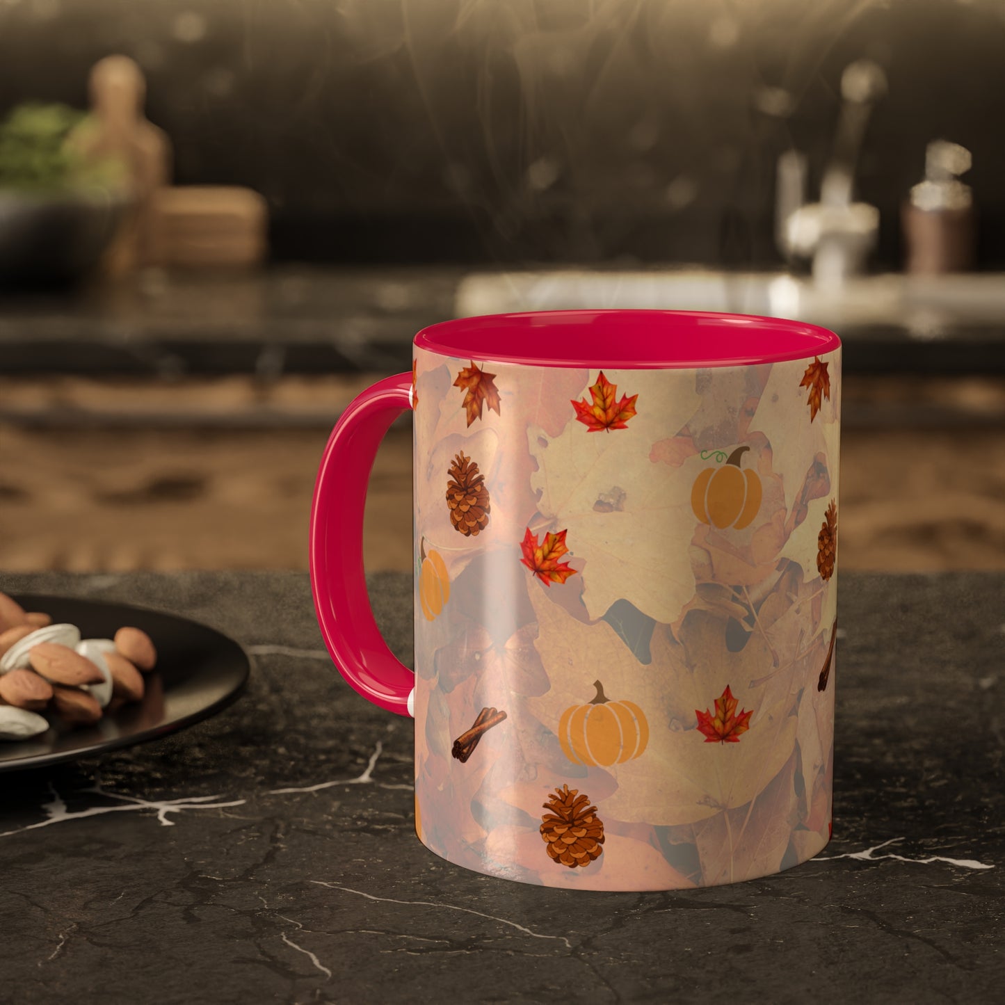 Fall Holiday, pumpkin spice, colorful Mugs, 11oz