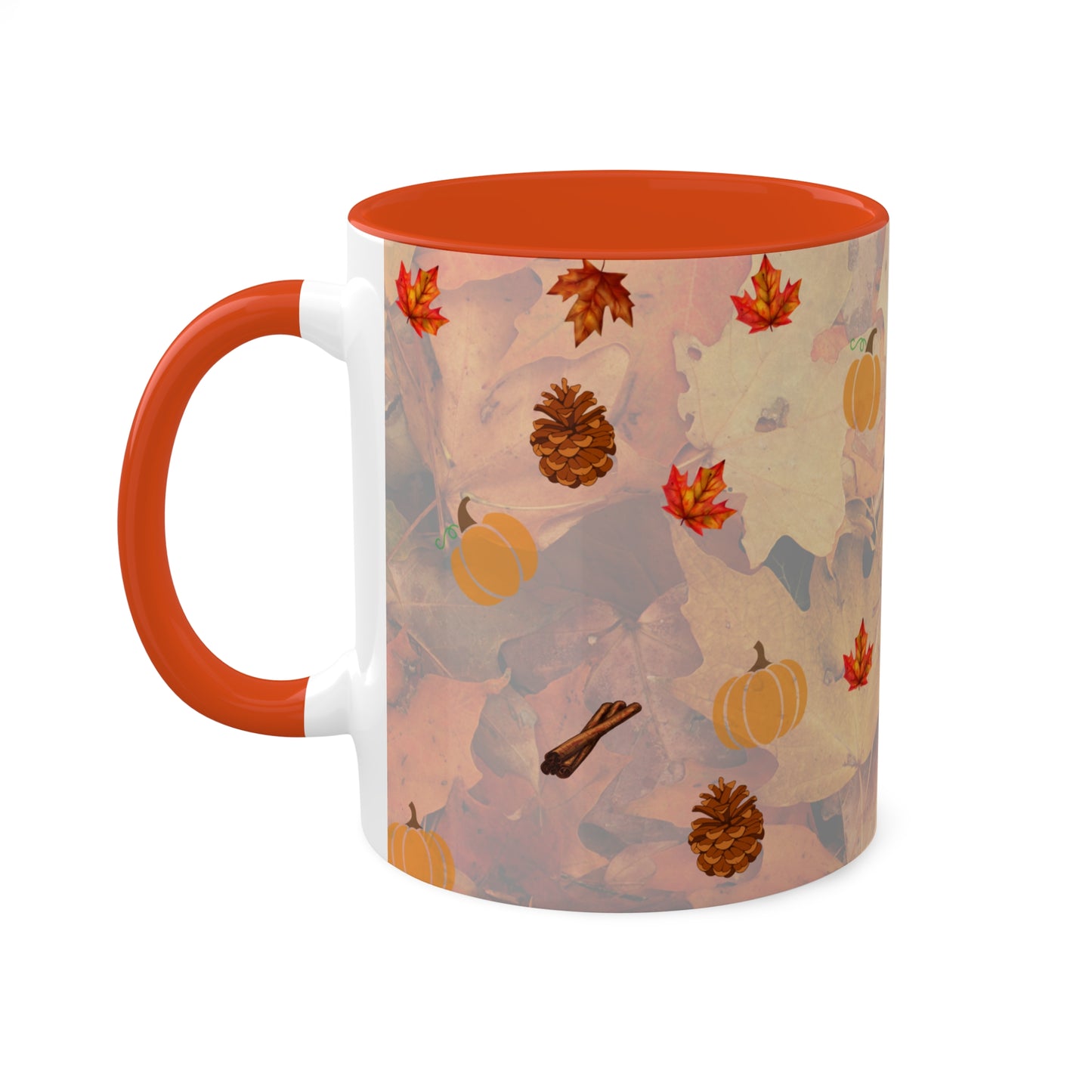 Fall Holiday, pumpkin spice, colorful Mugs, 11oz