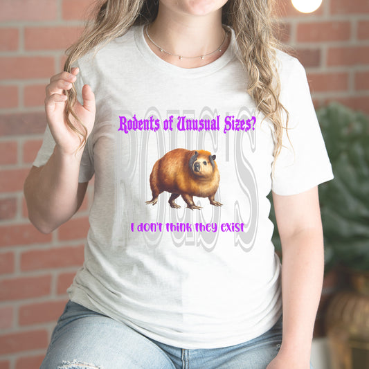 Capybara rodents of unusual sizes shirt, funny capybara shirt, gift for capybara lover, Capybara ROUS shirt